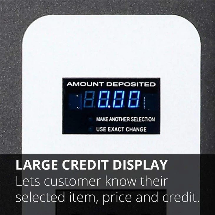 school supply vending machine message screen
